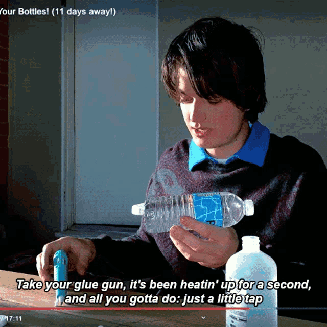 "Just a little tap." Easy for him to say.